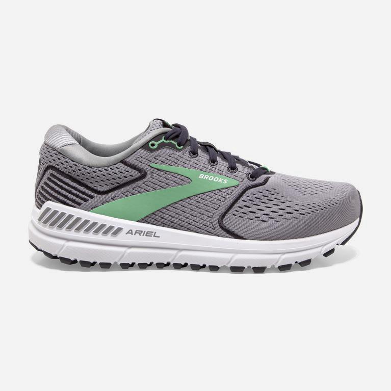 Brooks Ariel '20 Promenadskor Dam 825196-CMS Grå/Svarta/Gröna